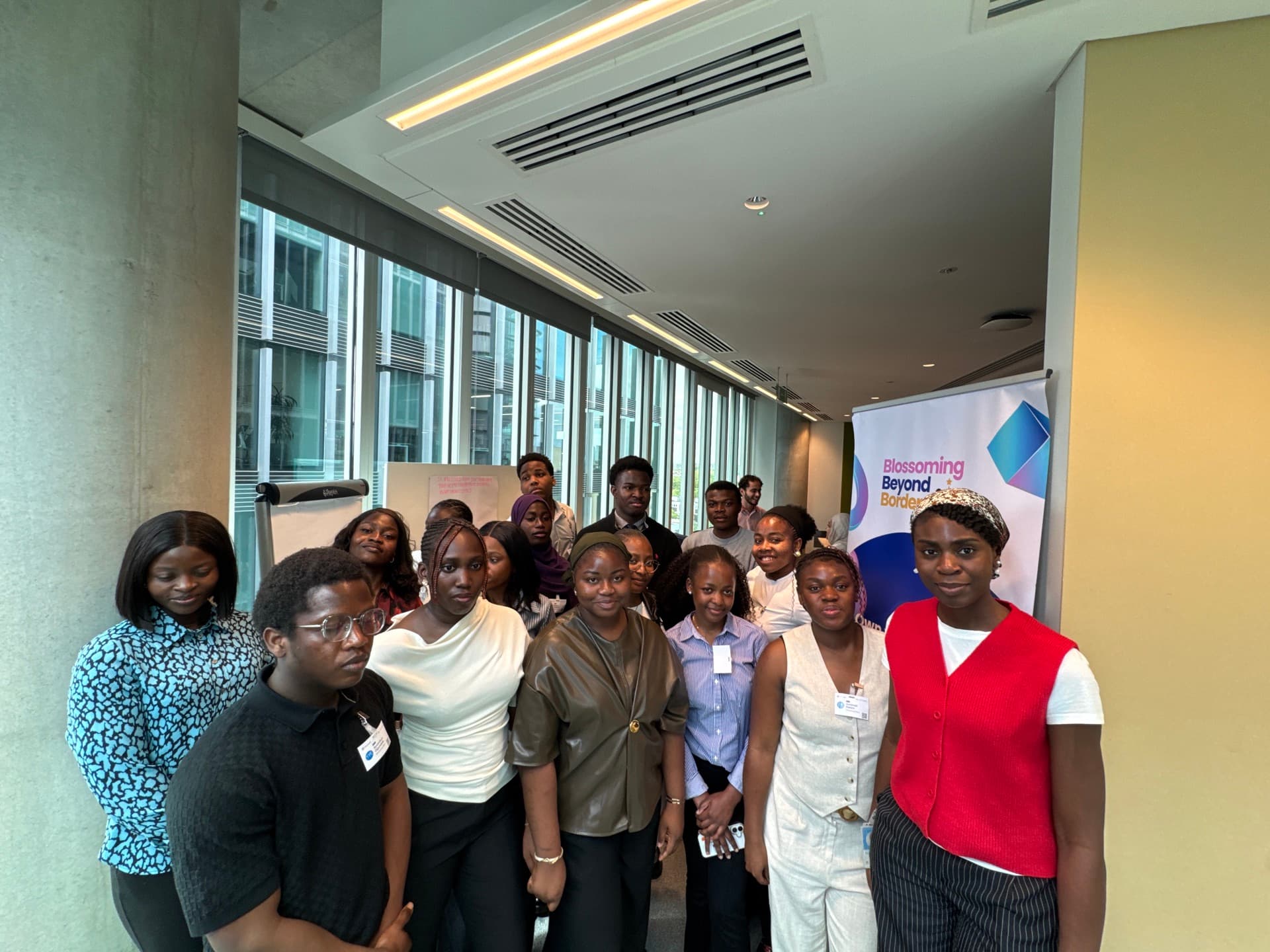 BBB members gathered for a community group photo at the Microsoft Insight Day in London